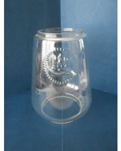 Stormlampglas Feuerhand 201, 305 en 323, authentiek glas met ingegoten merktekens