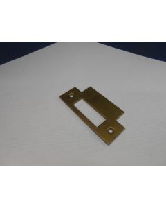 Sluiplaat, Slotplaat voor loopslot, 80 x 41 mm, messing