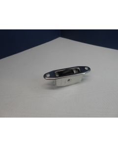 Ronstan doorvoerblok, Exit block + afdekplaat, 1-schijfs, kogellagers, 4 - 6 mm, RF20711