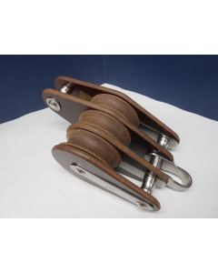 Blok, 3-schijfs, hondsvot, 14 - 16 mm