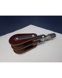 Blok, 2-schijfs, draaiwartel, 13 - 14 mm