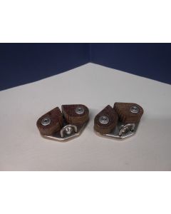 Schootklem, touwklem, Camcleat + Geleidebeugel, 5 - 8 mm, set van 2 stuks