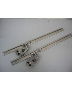 RWO Genuarail + slede / blok voor zeilboot / kieljacht, set