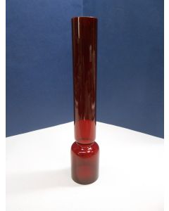 Kneepglas, Kosmos glas, 8''', 36 x 182 mm, rood glas