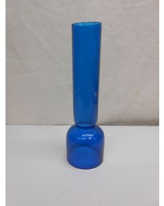 Kneepglas, Kosmos glas, 14''', 53 x 170 mm, blauw glas