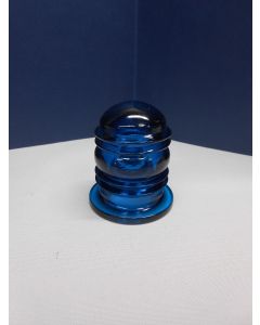 Fresnel lens, Signaallicht, Toplicht (rondschijnend), blauw, voor DHR licht