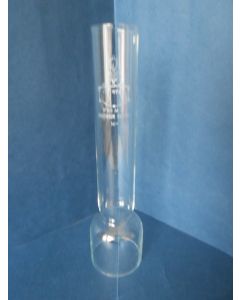 Kneepglas, Kosmos glas, 14''', 210 x 53 mm, kort model, voor o.a. Trawlerlampen