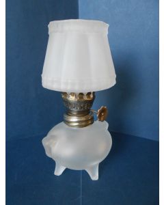 Tafellamp, olielamp, glas