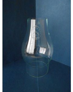 Peerglas, 76 x 158 mm, authentiek glas met opschrift Joseph Ray, kort glas o.a. voor Scheepslampen