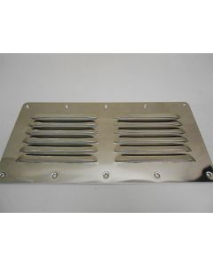 Ventilatierooster, Schoepenrooster, 23,2 x 11,5 cm, RVS
