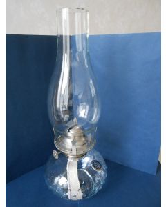 Tafellamp, olielamp, glas