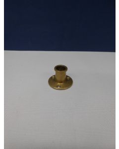 Vlaggenstokhouder, recht, messing, 13 mm, laag model