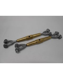 Wantspanner, Stagspanner, brons + gegalvaniseerd, 5/16" (7,8 mm)