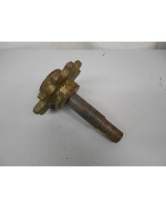 Stuurwieloverbrenging, tandwiel (brons) + as + ketting